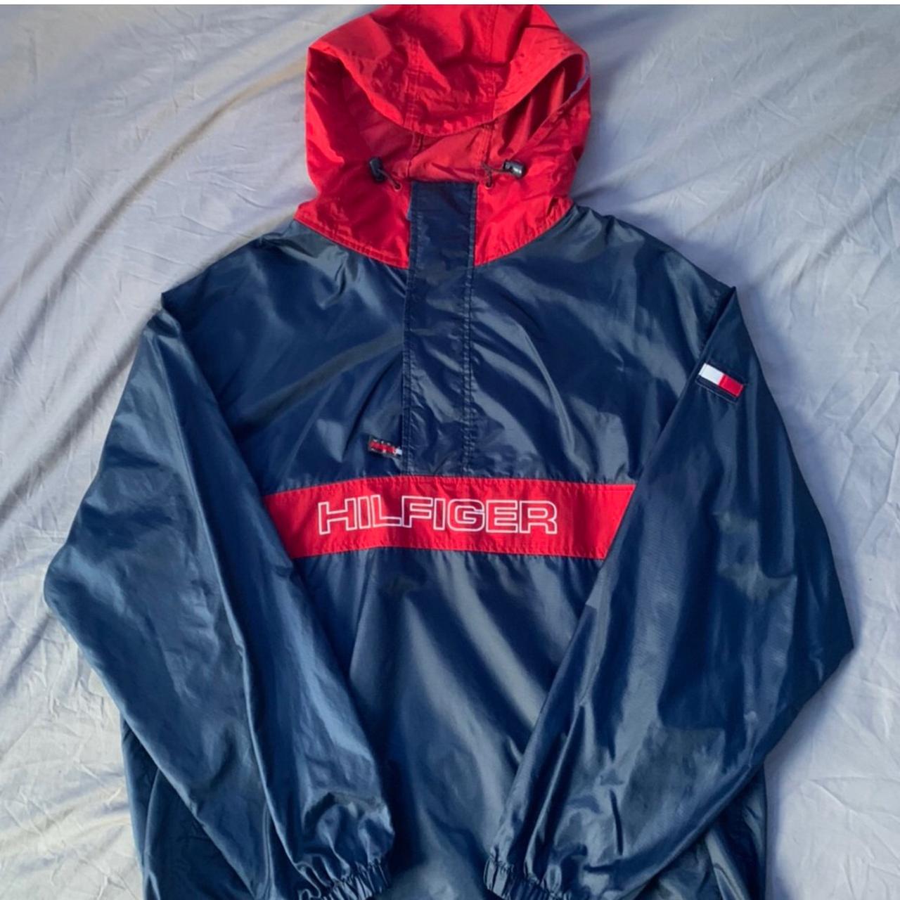 Tommy Hilfiger Windbreaker Jacket Labelled XXL but... - Depop