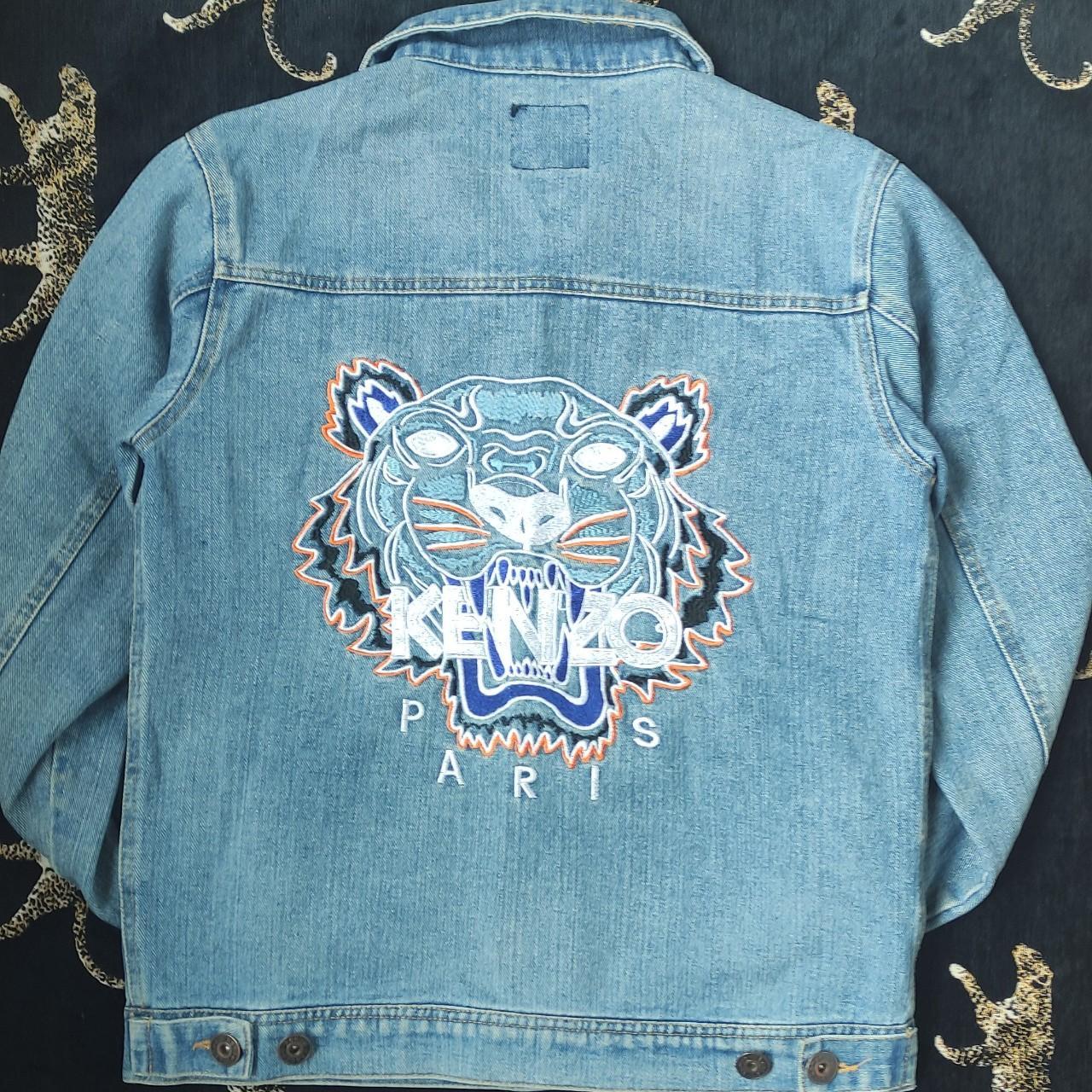 Kenzo denim fashion jacket tiger