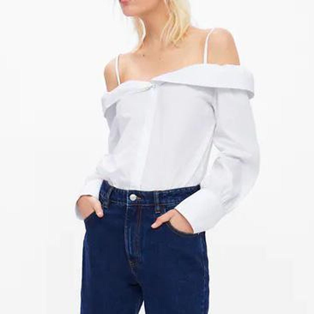 Zara Women's White Shirt Depop