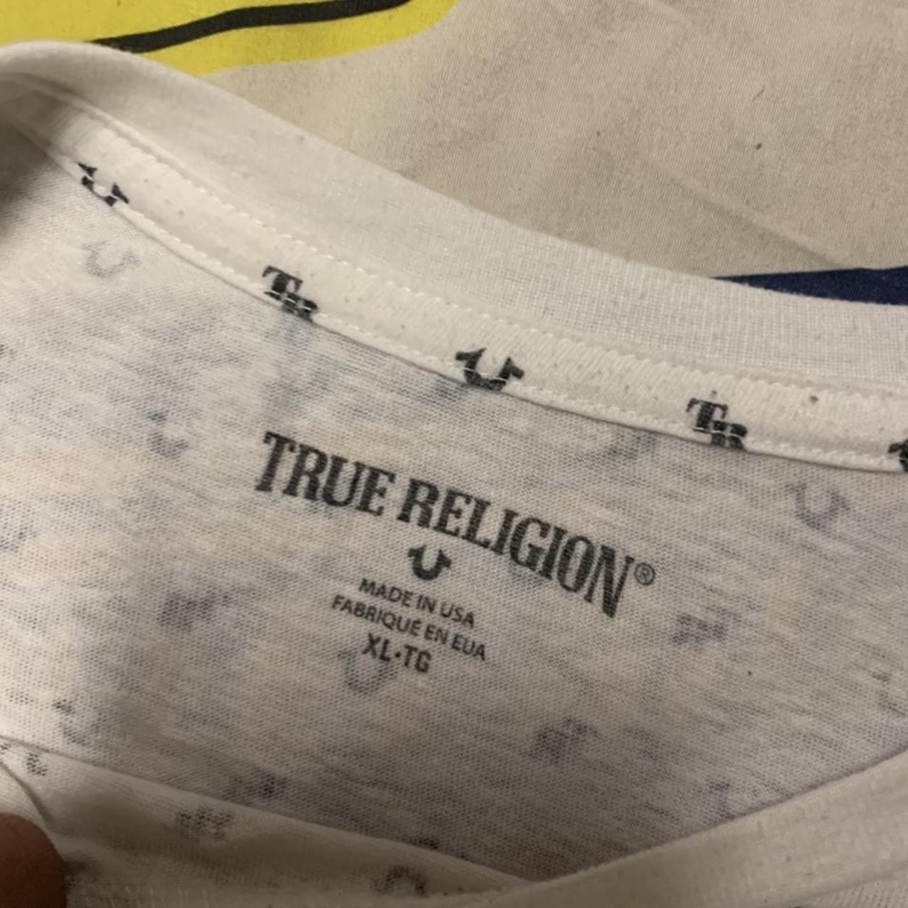 True Religion all over pattern design #true... - Depop