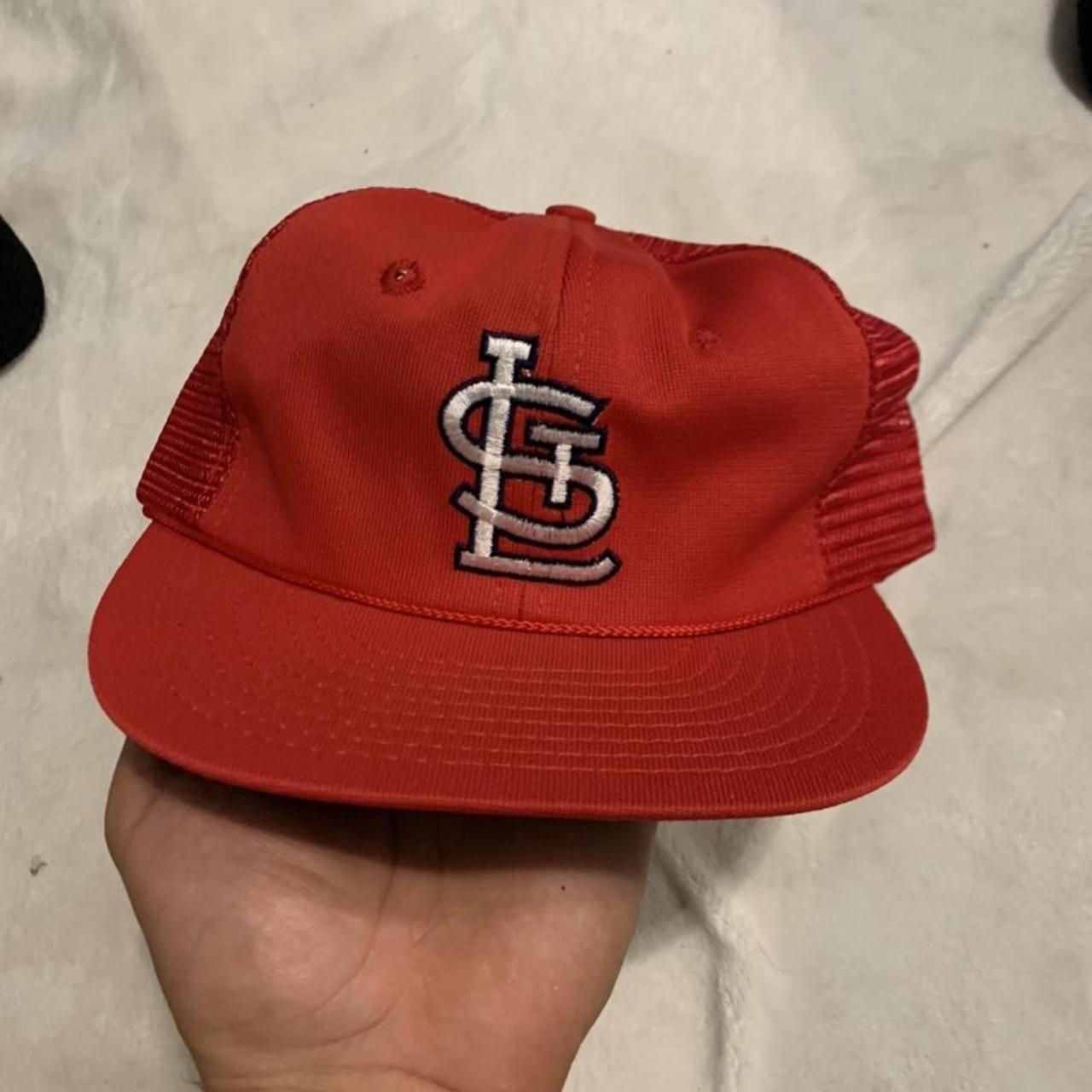 Vintage Red St. Louis Cardinals Snapback Hat STL Adjustable MLB Baseball Cap