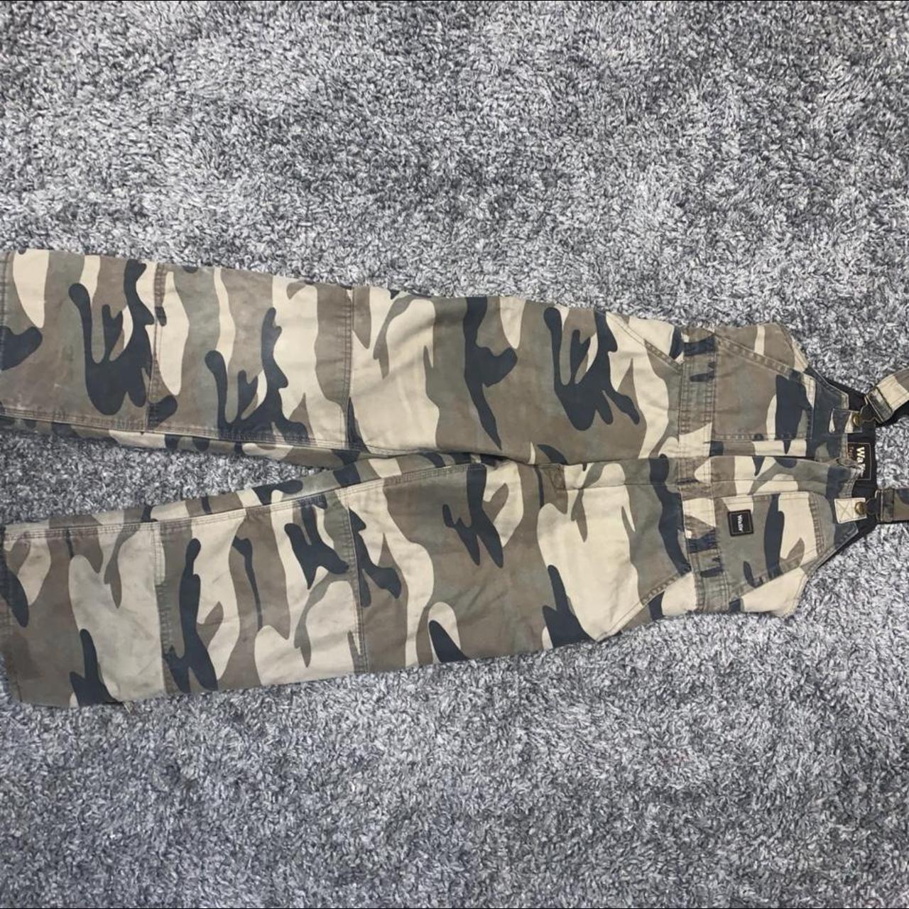 Vintage Walls Camo Overalls Kids Large Insulated... Depop