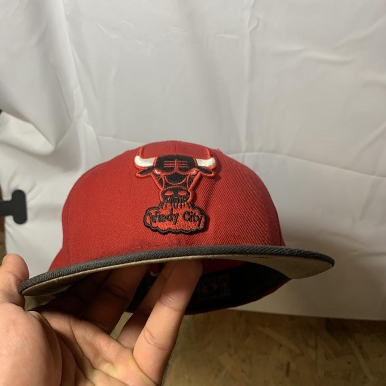NBA Men's Red and Black Hat