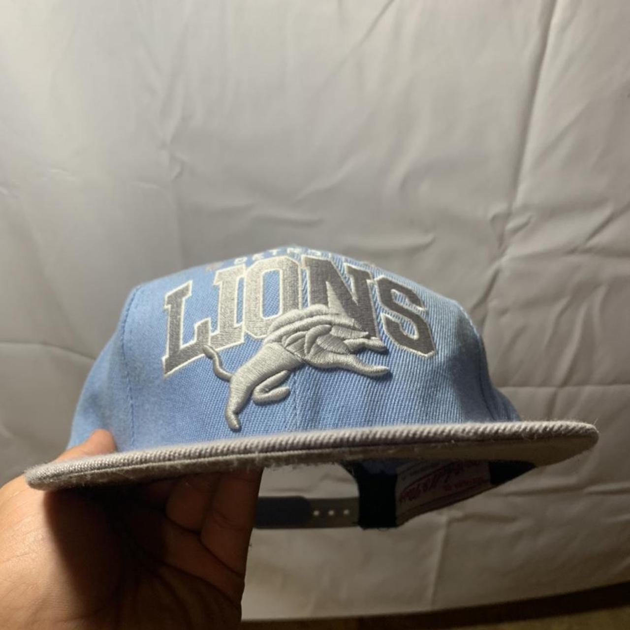 detroit lions mitchell and ness snapback