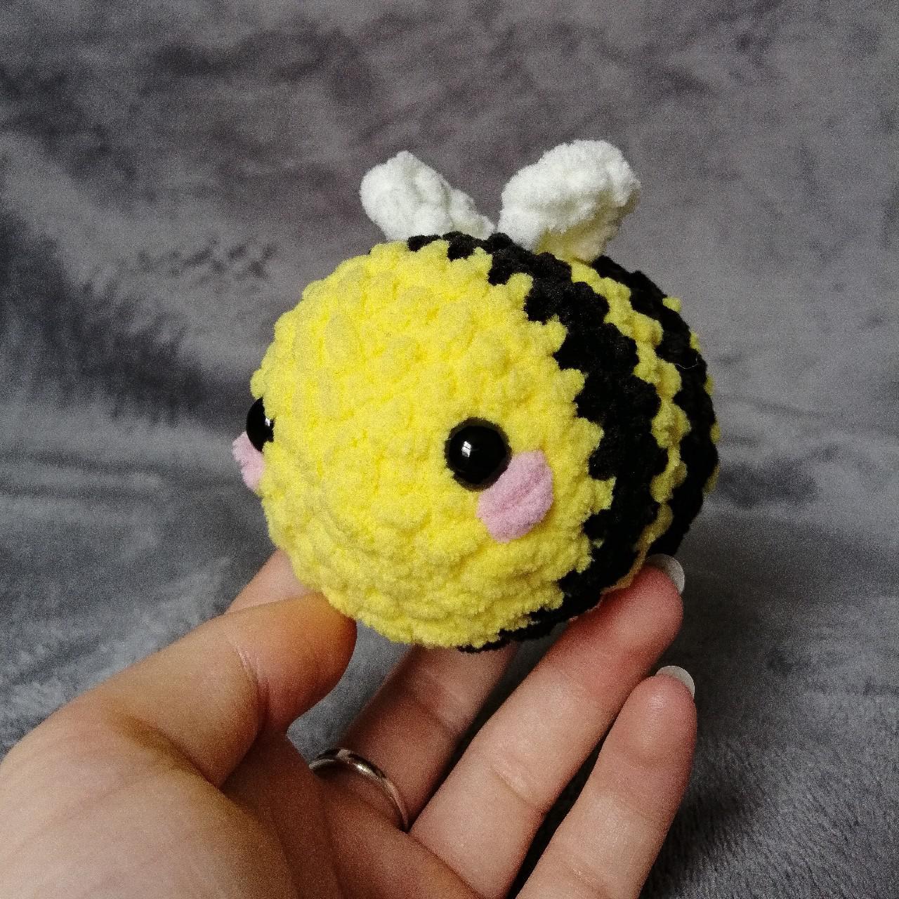 Handmade amigurumi mini bee 🐝 Bee is approximately... - Depop