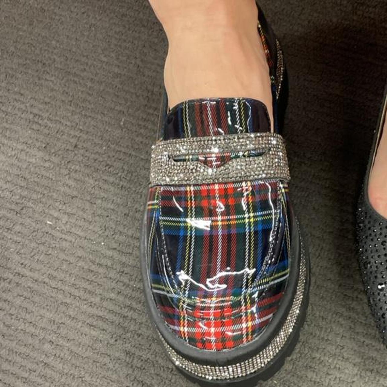 Plaid loafers clearance womens