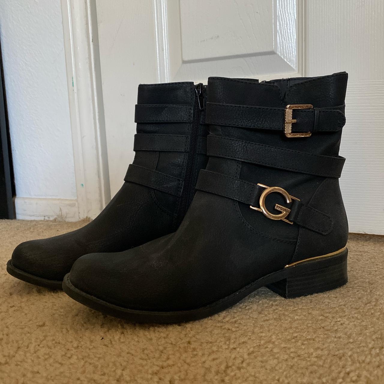 G by clearance guess black booties