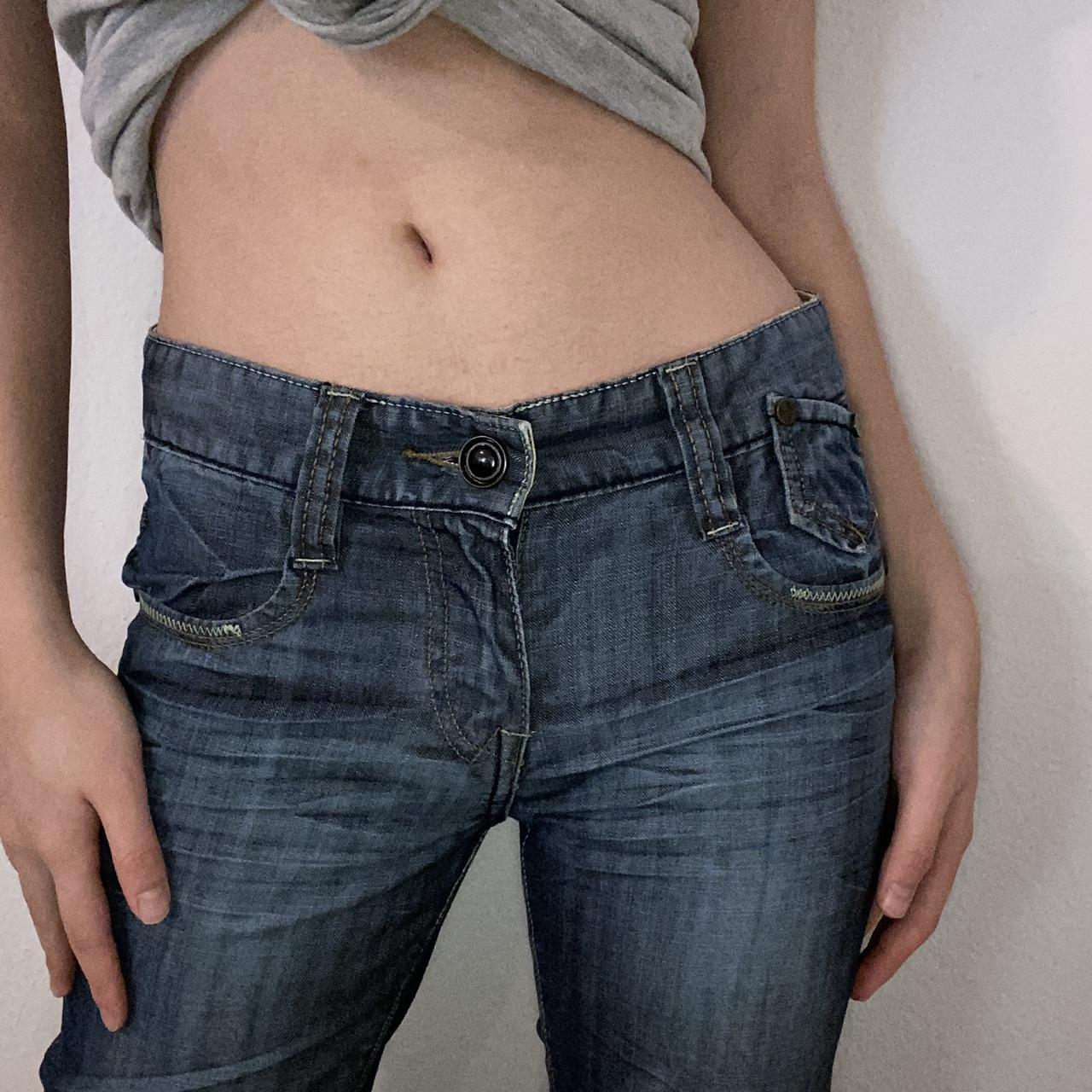 Vintage Low-Rise Jeans Bootcut leg jean in... - Depop