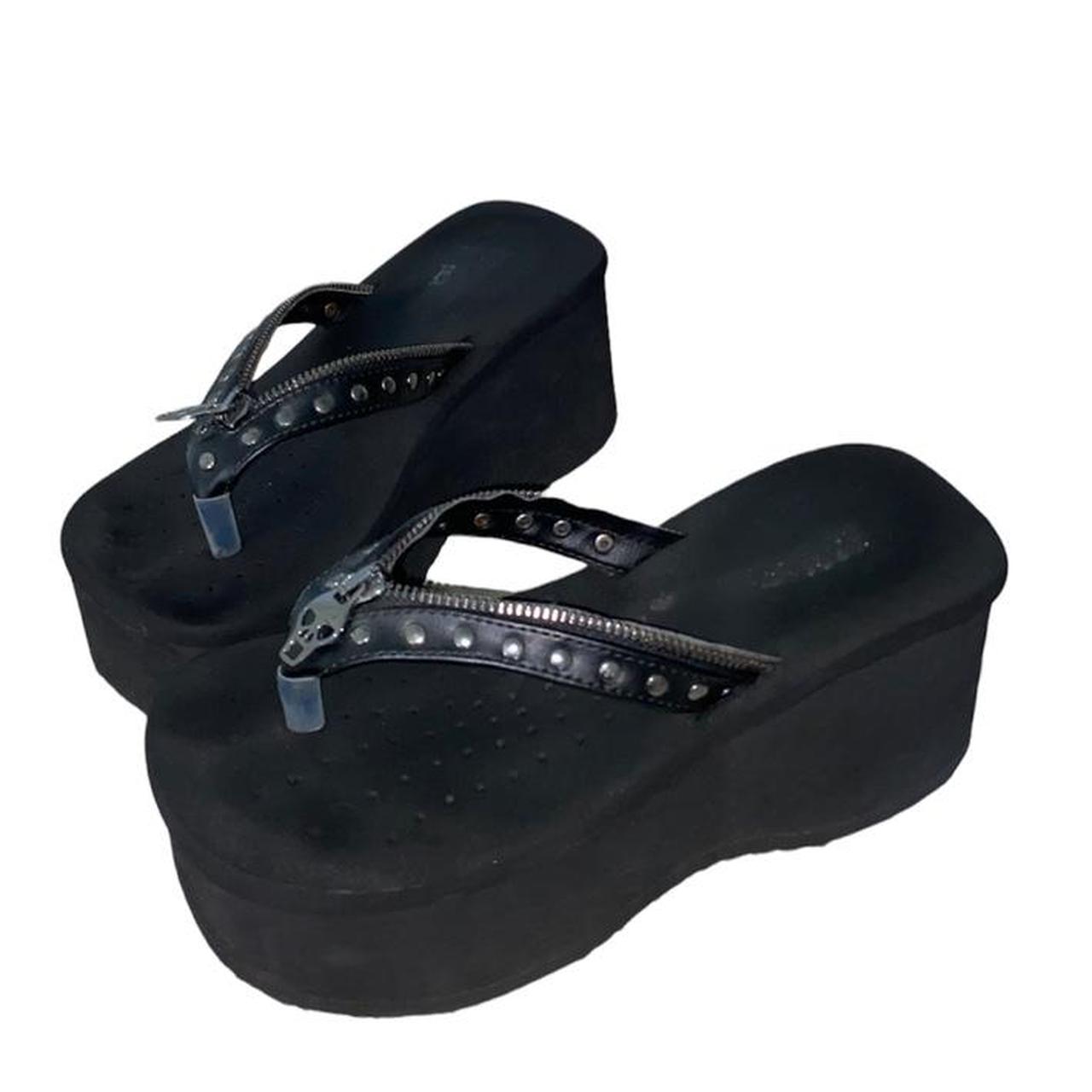 demonia platform flip flops