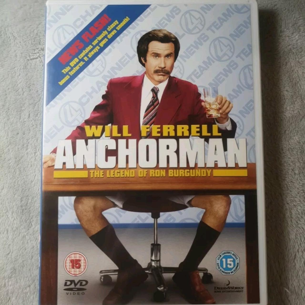 Anchorman (DVD, 2005, Chart Driver) Ron Burgundy is... - Depop