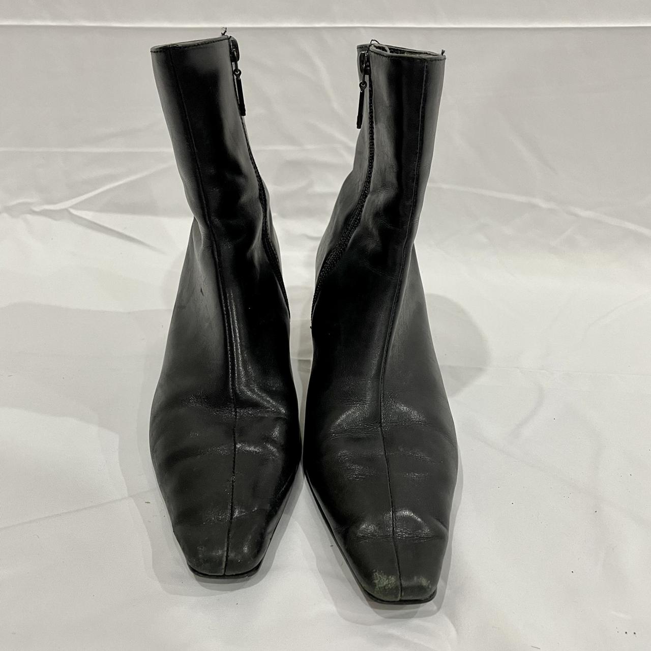 Andrea Renzi Genuine Leather Kitten Boots Extremely... - Depop