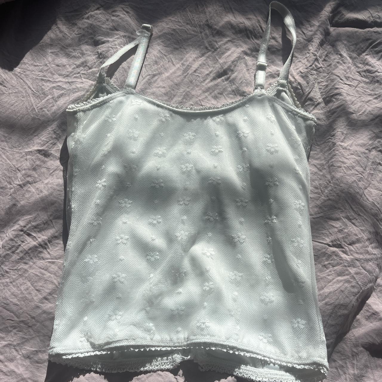 Sold Dont Buy White Unif Dew Cami Size Xs Great Depop