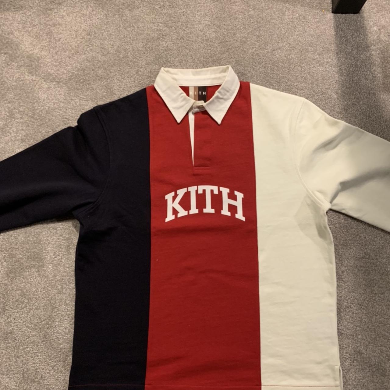 Kith Colorblock rugby Brand New with tags 10/10 - Depop