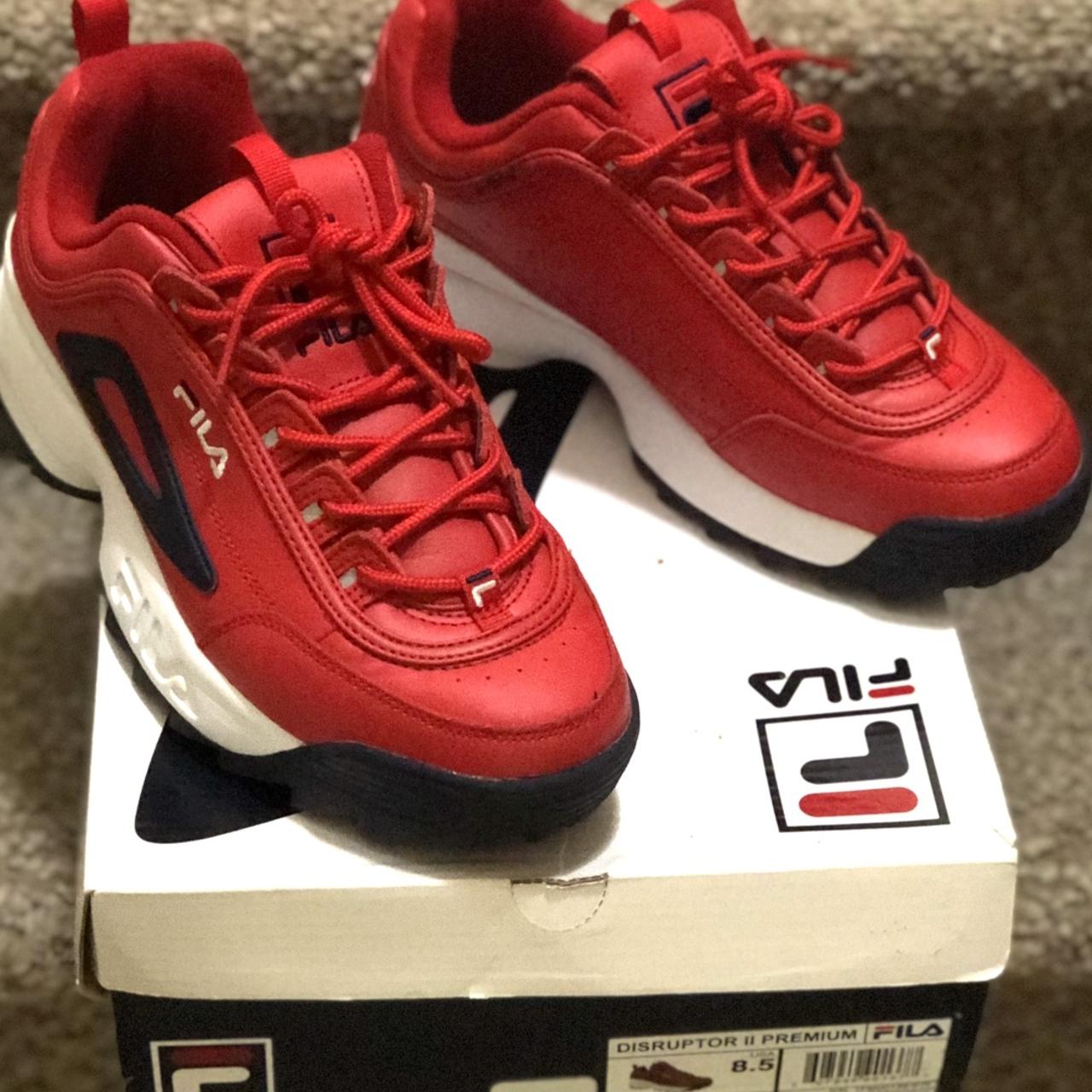 Fila disruptor 2 premium on sale red