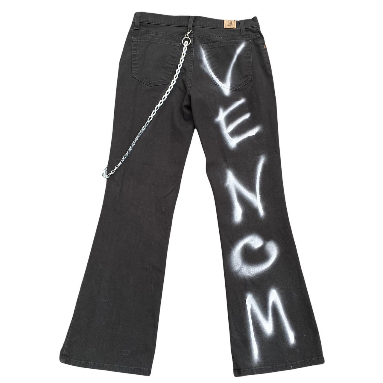 Product Image 1 - 🕸The Mall Goth pants🕸
hand customized