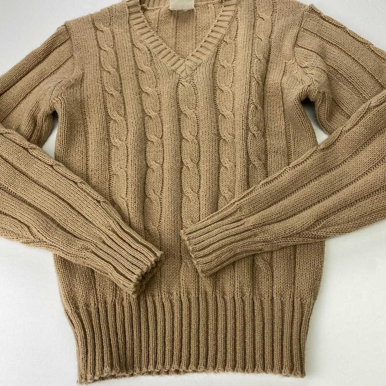Product Image 2 - ☕️Cappuccino sweater☕️
Vintage 80s beige/brown cableknit
