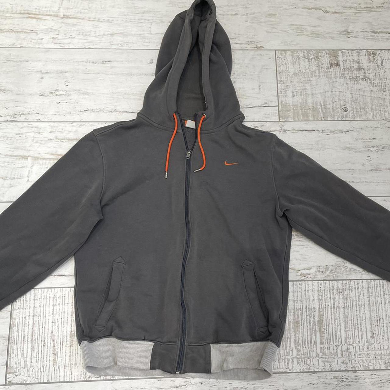 Vintage Nike Athletic Dept grey and orange... Depop