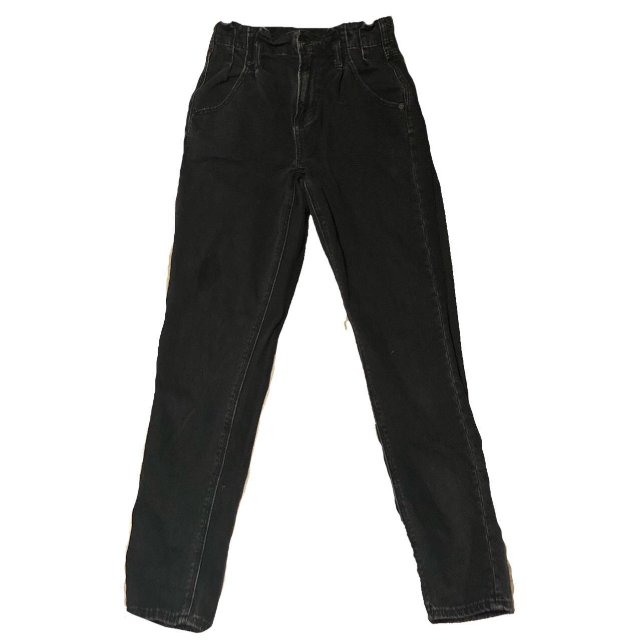 American Eagle Outfitters Women's Black and Grey Jeans Depop