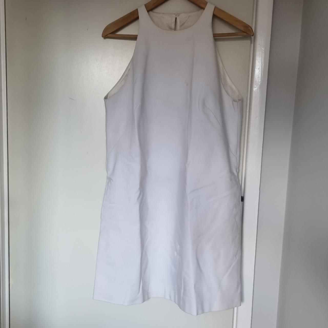 Zara sleeveless white mini dress size XL would suit... - Depop