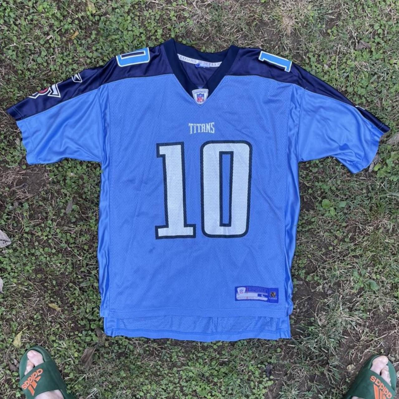 Reebok Tennessee Titans Jake Locker 10 Football Jersey NFL 