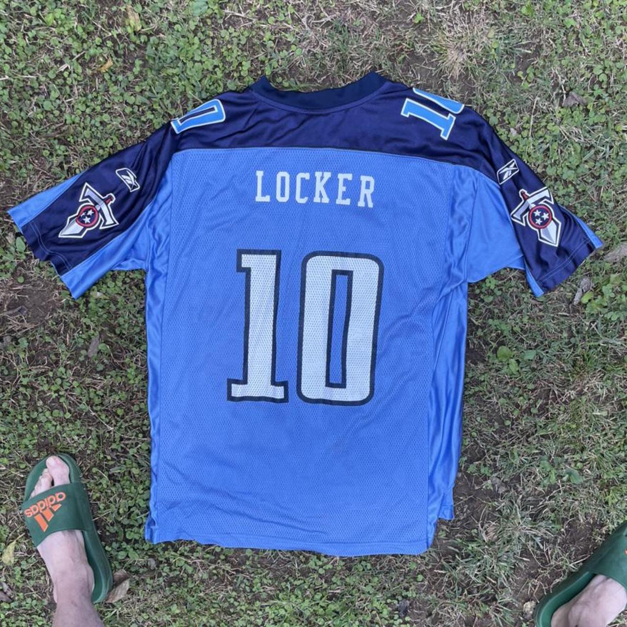 Reebok Tennessee Titans Jake Locker 10 Football Jersey NFL 