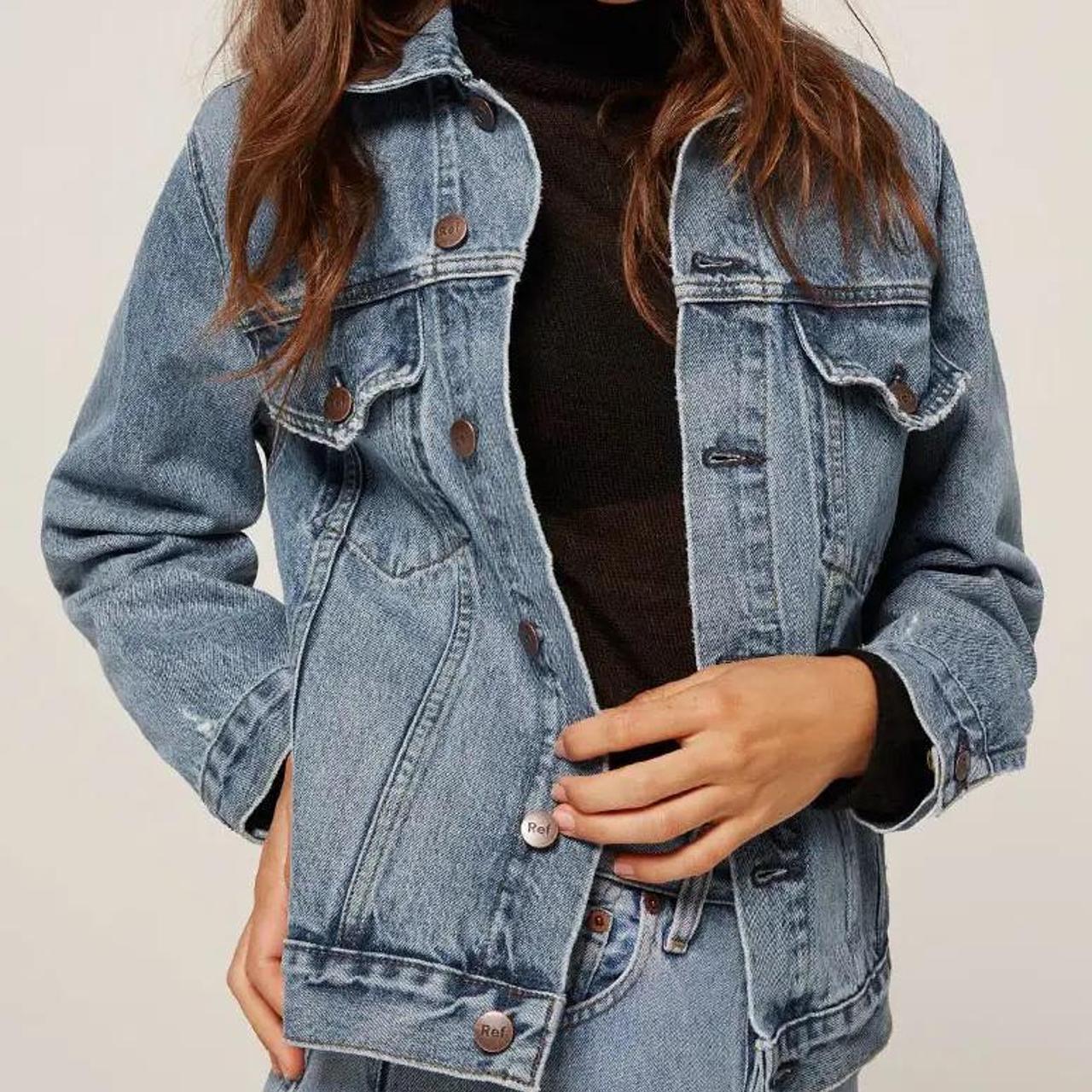 reformation denim jacket