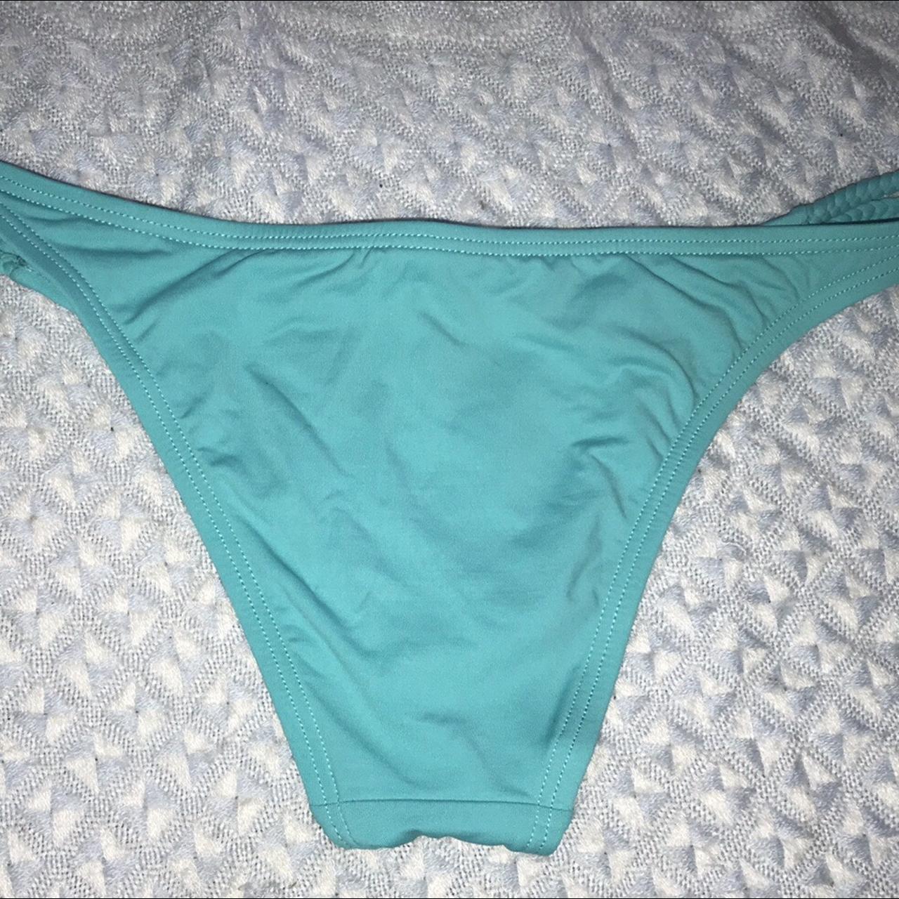 Swim systems bikini bottoms, braided detail. SMALL - Depop