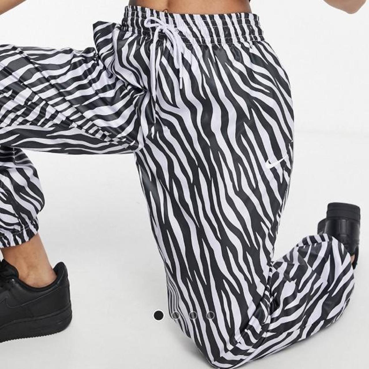 zebra print joggers