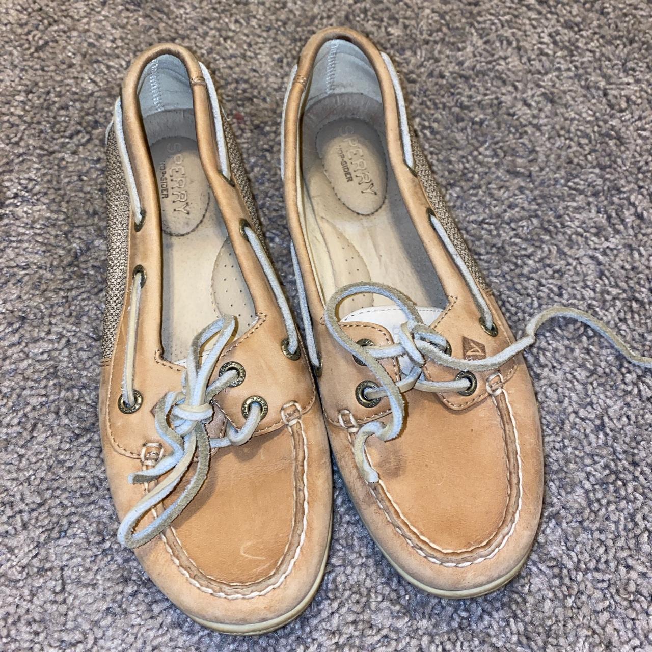 Sperry Women's Tan Loafers | Depop