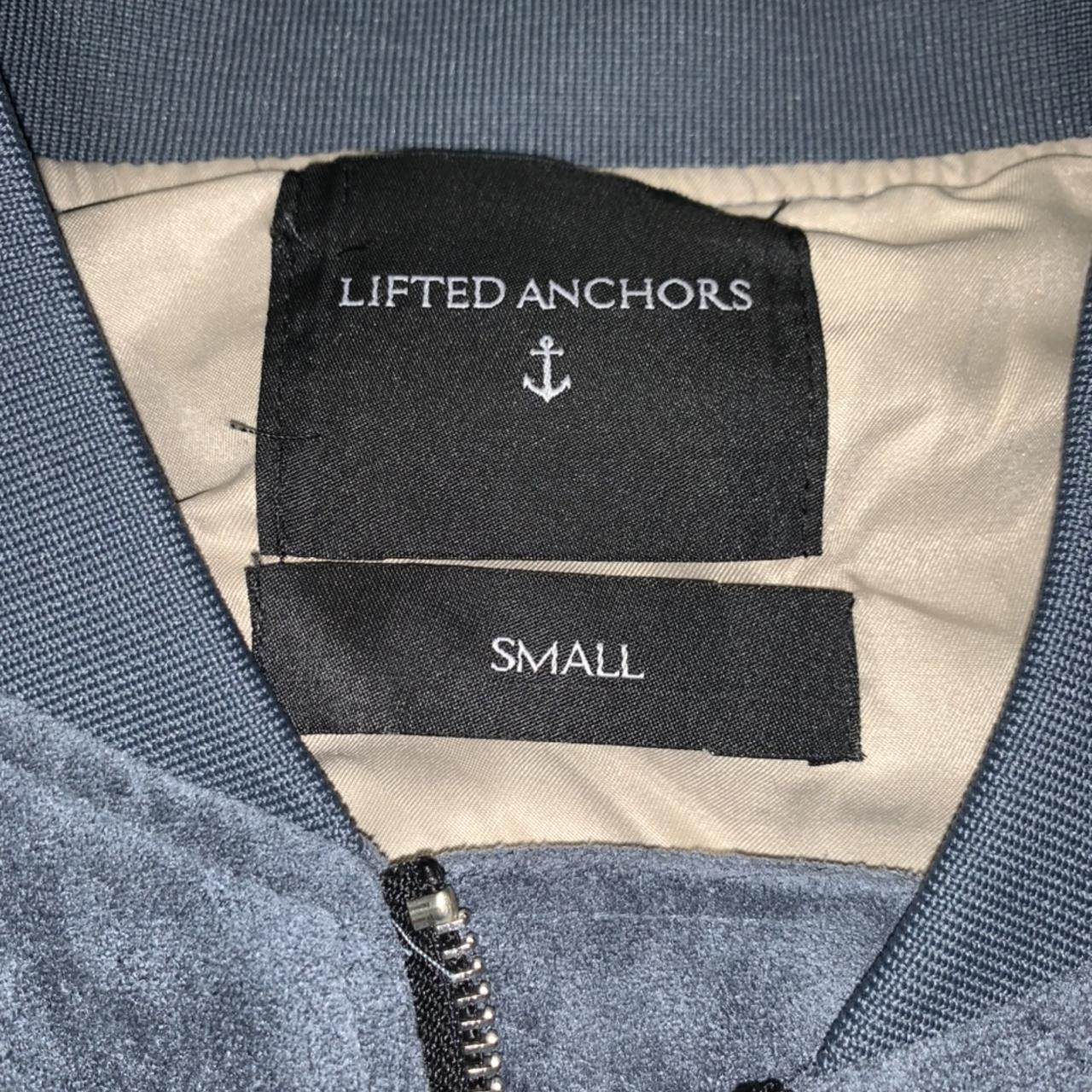 Lifted Anchors Men's Navy and Tan Jacket (4)