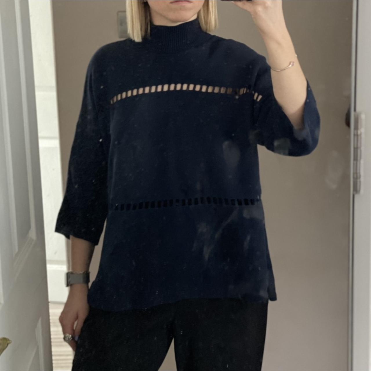 French connection cheap blue jumper