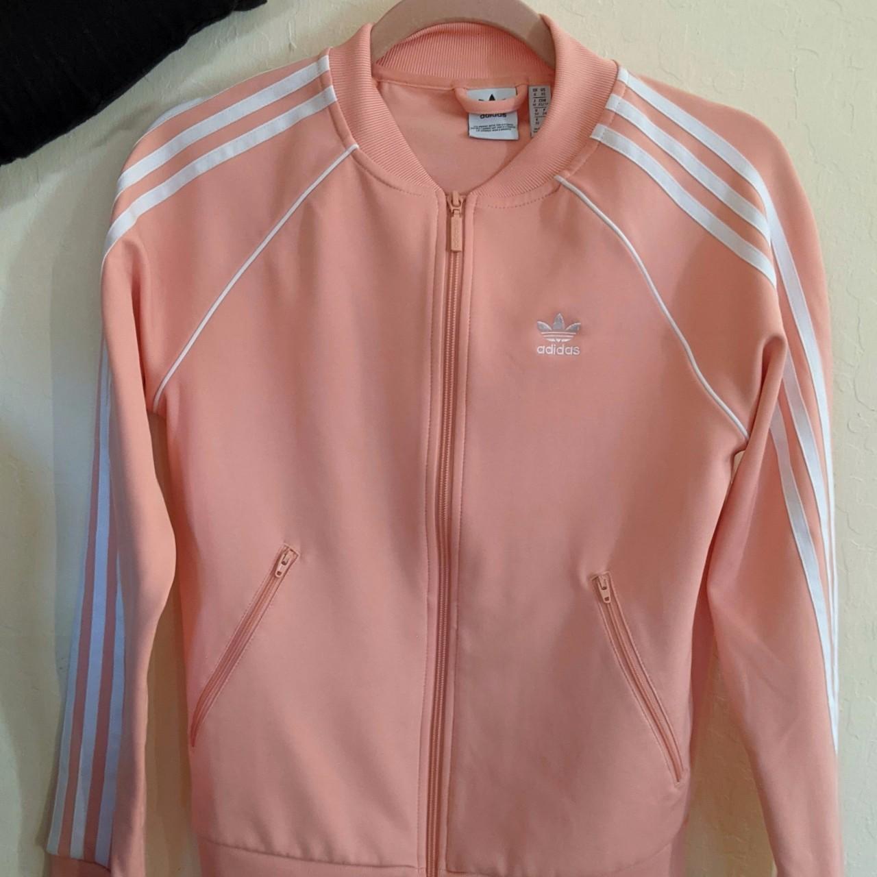 Adidas Originals SST Track Jacket Women's in peachy... - Depop