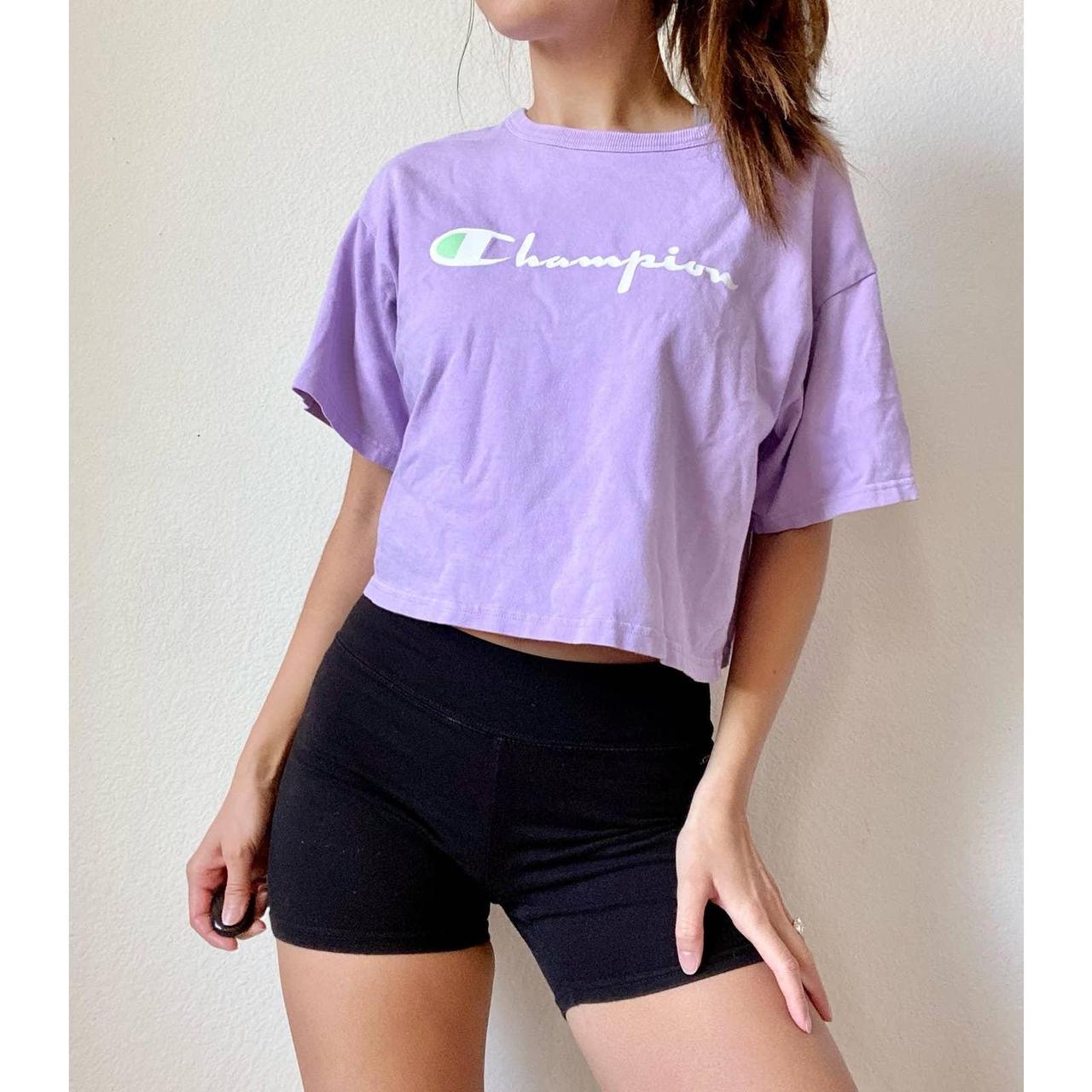 light purple champion shirt