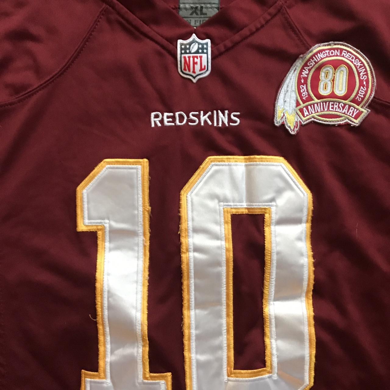 NFL Washington Redskins Nike 80th Anniversary Robert Griffin III