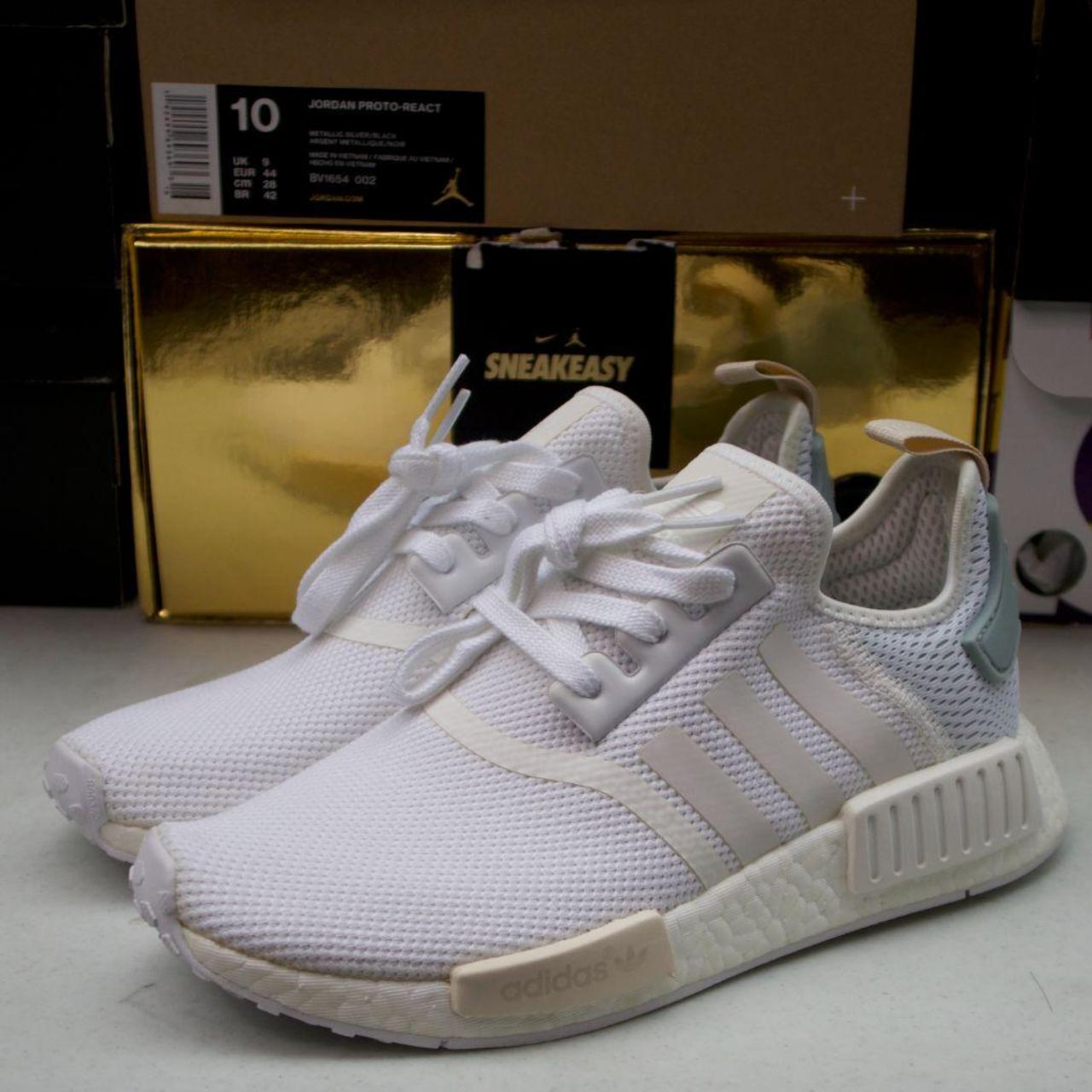 Adidas nmd r1 white tactile green online