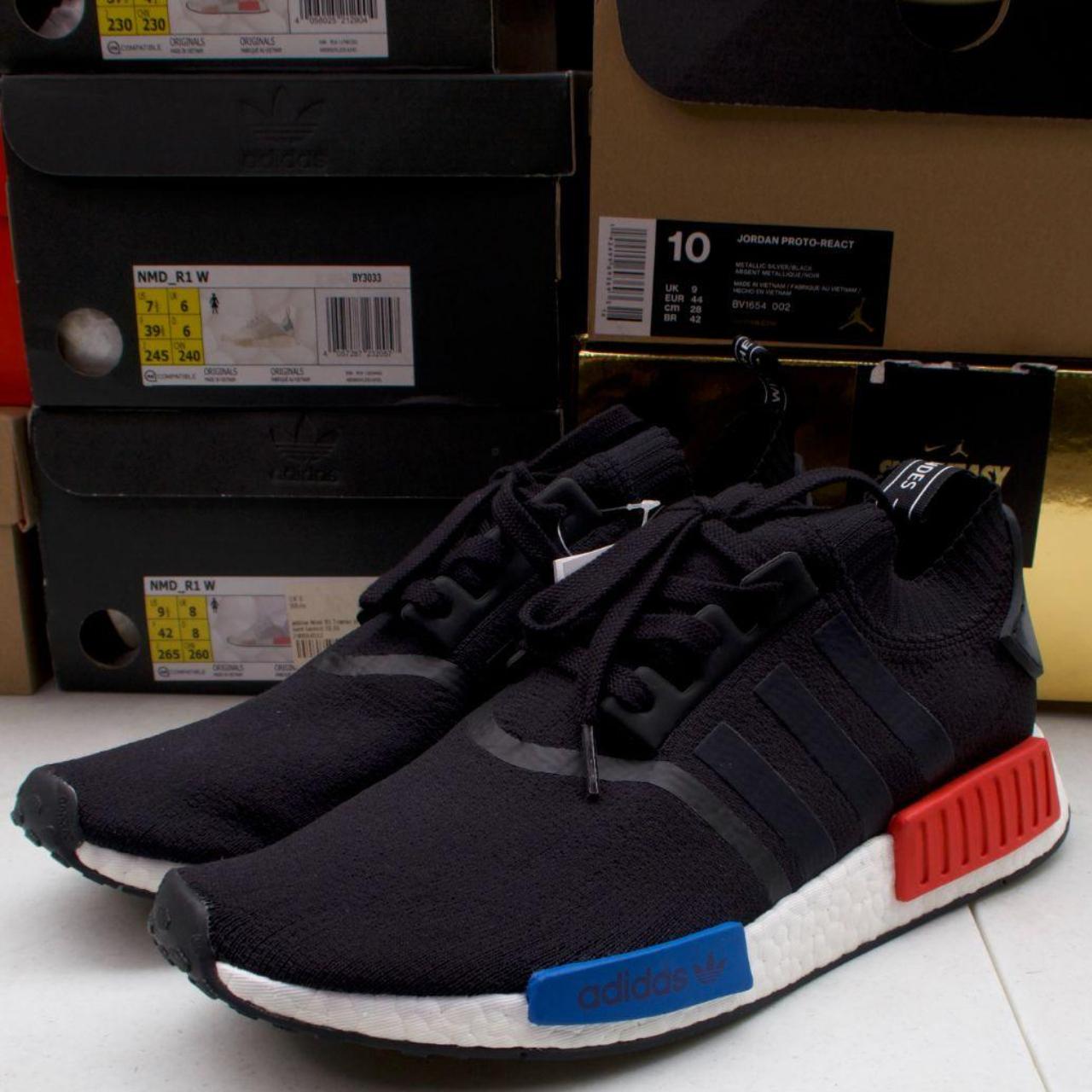 Adidas nmd r1 core black lush red on sale