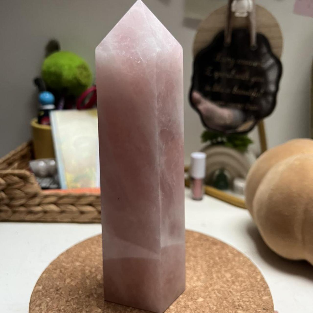 xl rose quartz tower