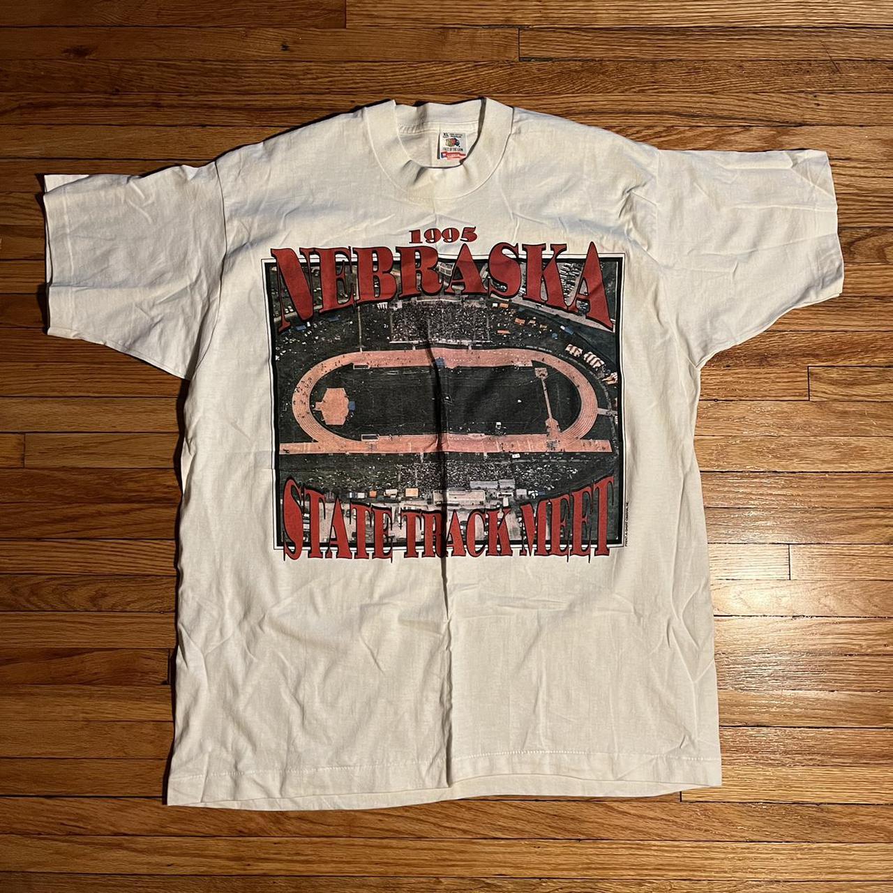 1995 vintage Nebraska State Track meet tee 🏃🏽‍♂️... Depop