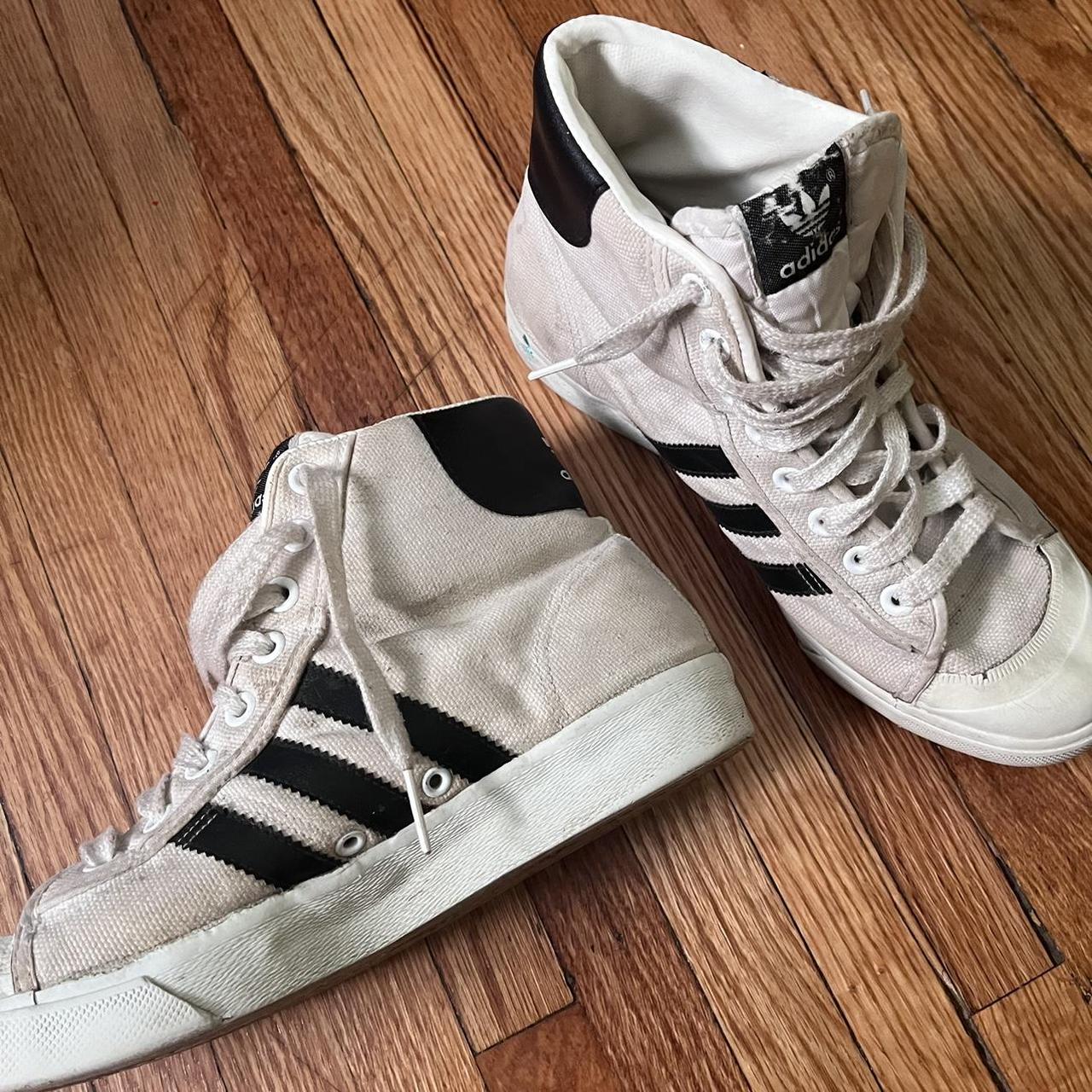 vintage adidas shoes high tops