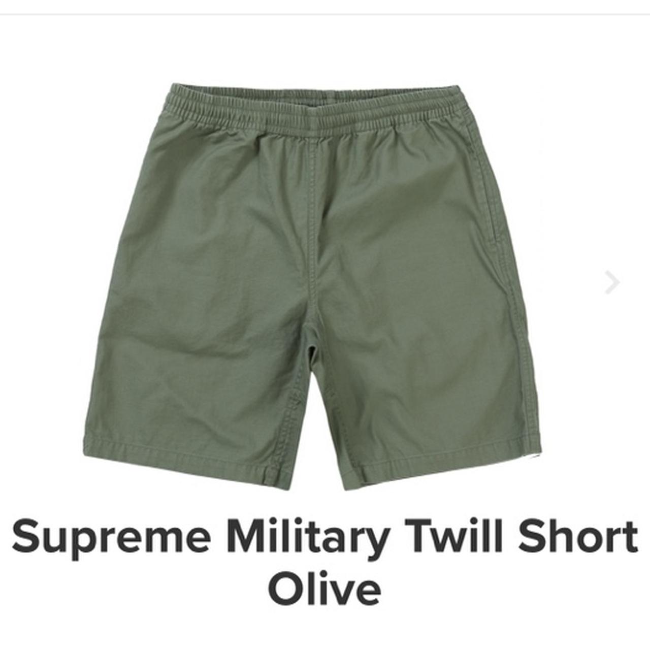 Supreme - Military Short Supreme® Military Twill Short - Black - Large