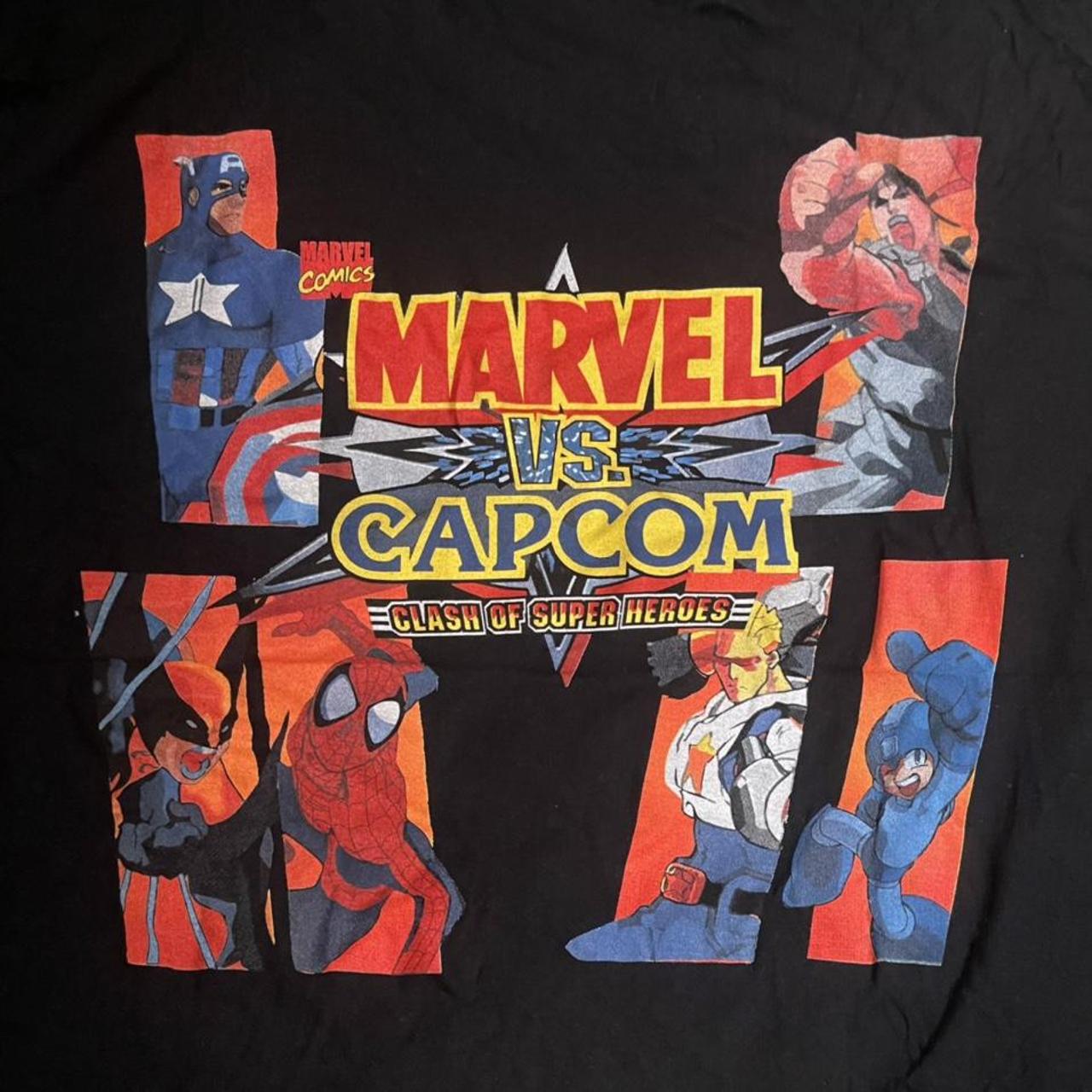 マーヴル・スーパーヒーローズ Tシャツ Lサイズ CAPCOM ビンテージ