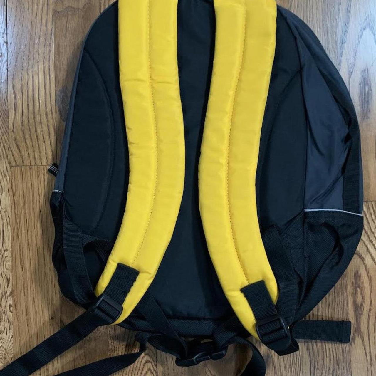 Eddie Bauer Men's Yellow and Black Bag Depop