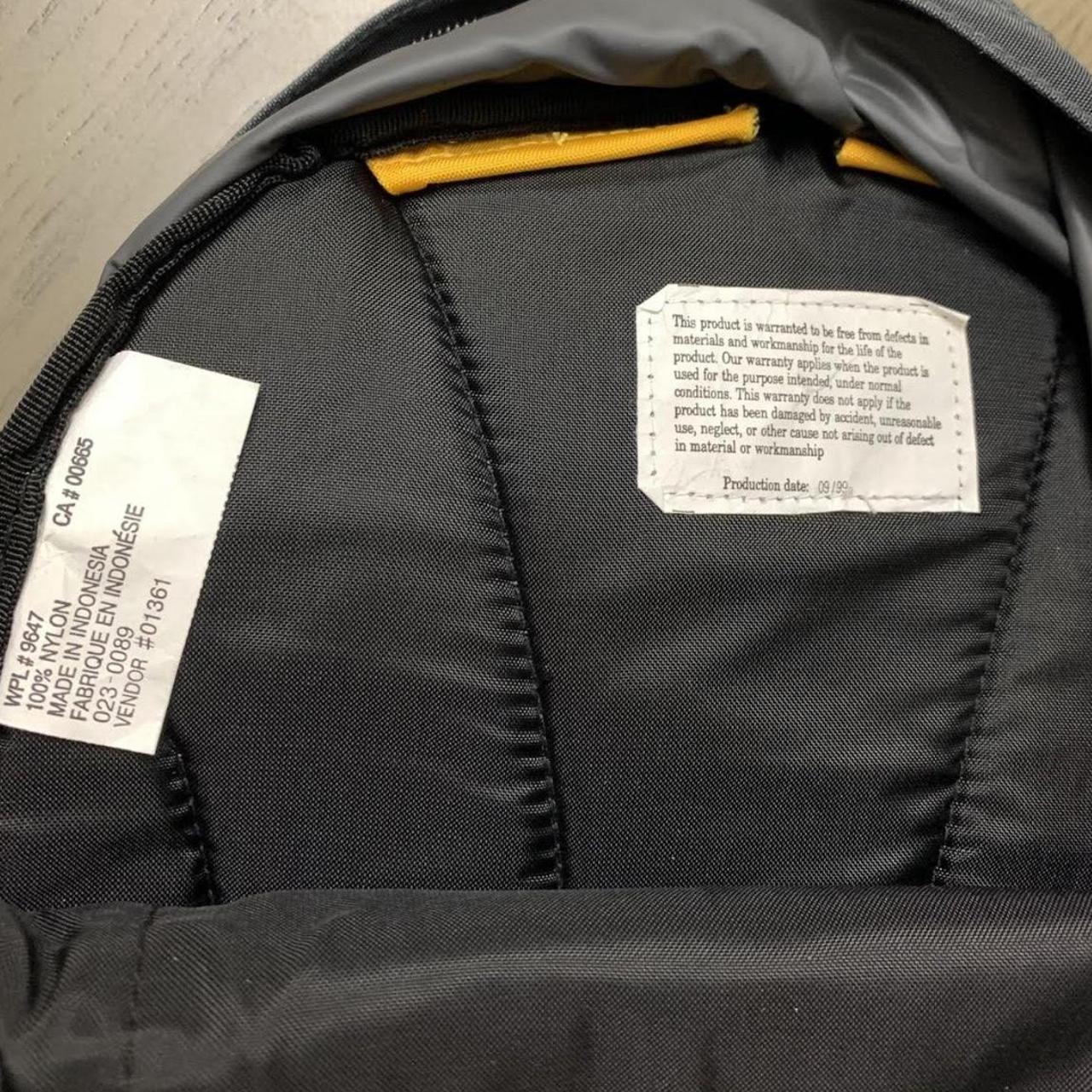 Eddie Bauer Men's Yellow and Black Bag Depop