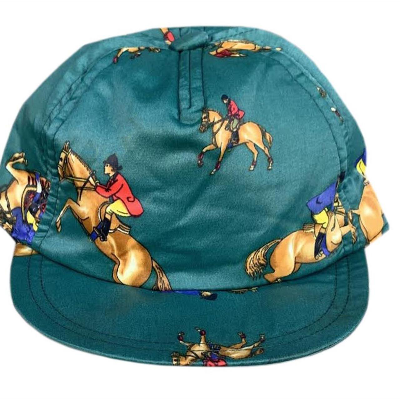 Women's Vintage Versace Sport Horseman Silk Hat... - Depop