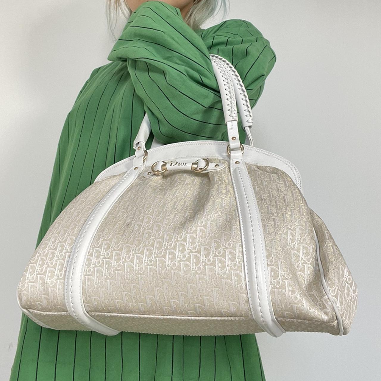 Dior Women's White Bag Depop