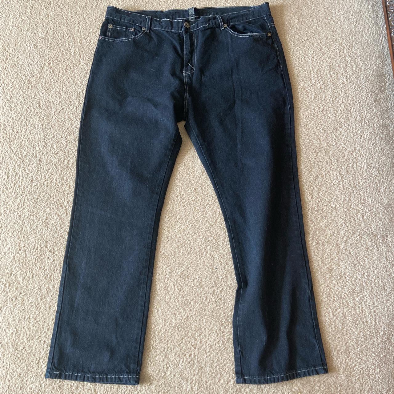 True rock blue denim jeans straight jeans 👖 size... - Depop