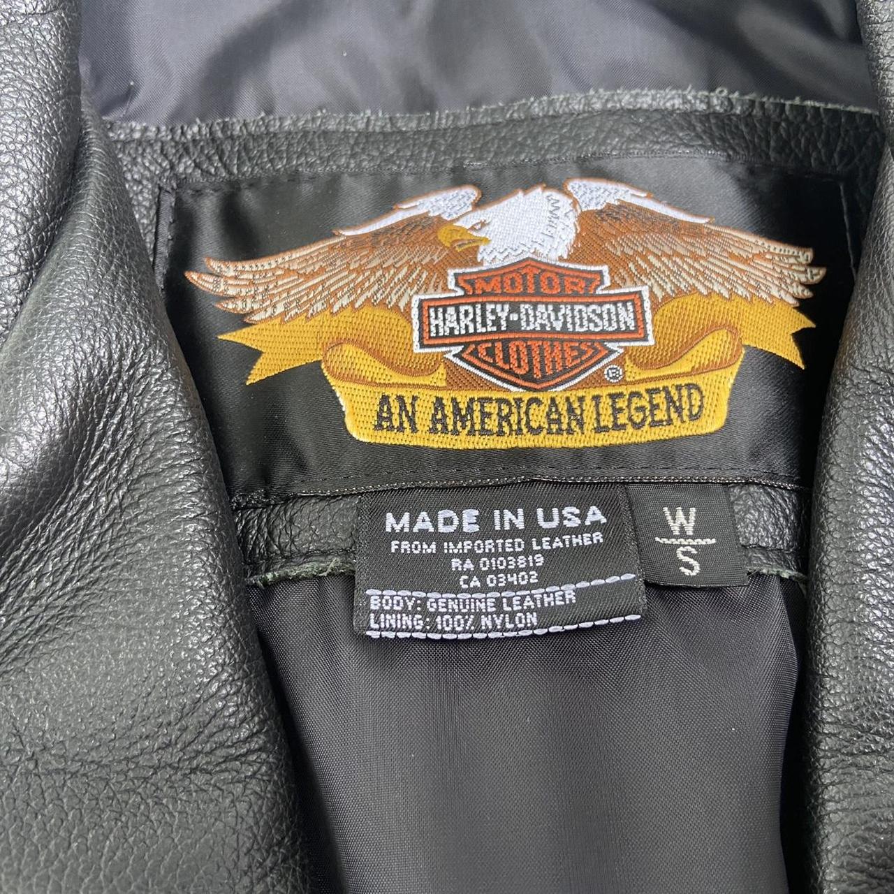 Harley Davidson leather jacket. Made in the US.... - Depop