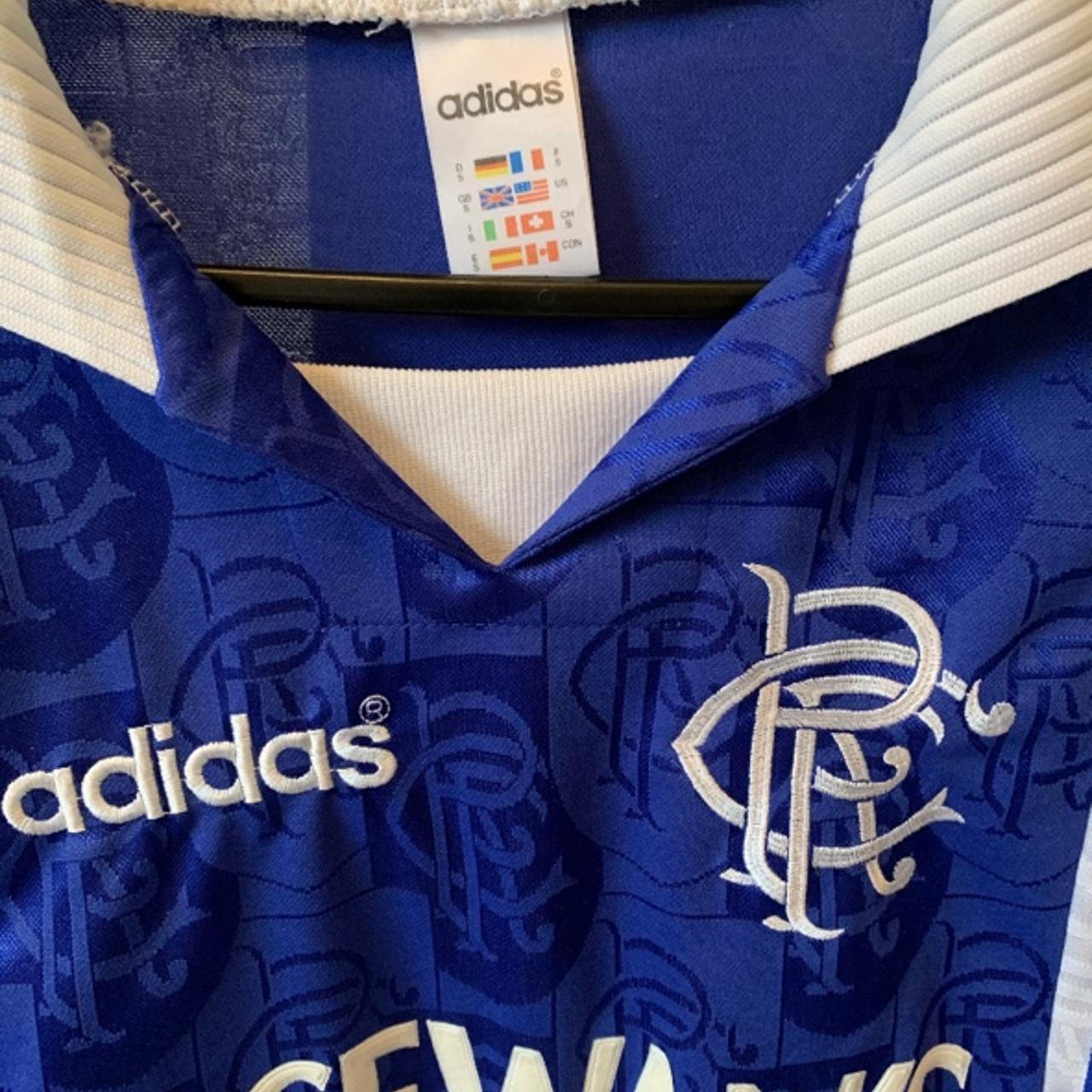 ORIGINAL retro 1996 rangers shirt, my favourite - Depop