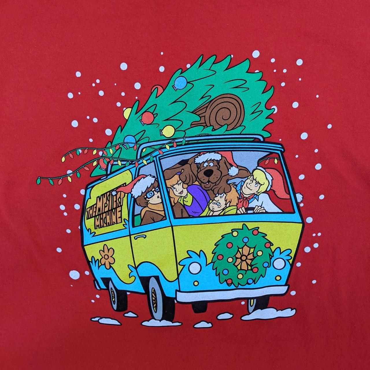 Scooby Doo Christmas Tee Shirt M Scooby gang in... Depop