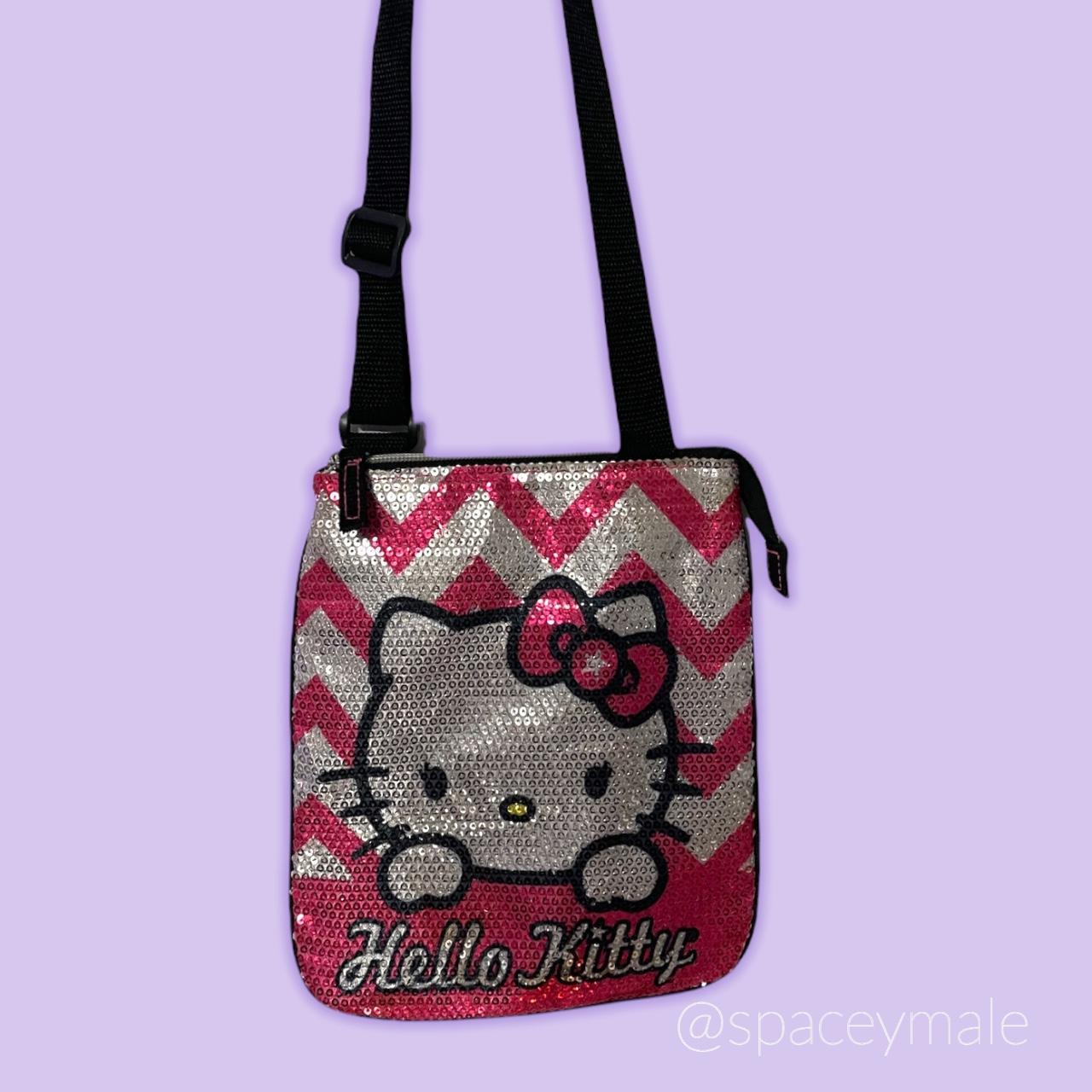 Hello Kitty Purse Mini Sequin Black Aesthetic Y2K